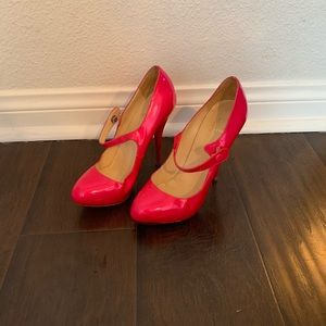 Christian Louboutin Sparkly Hot Pink Heels